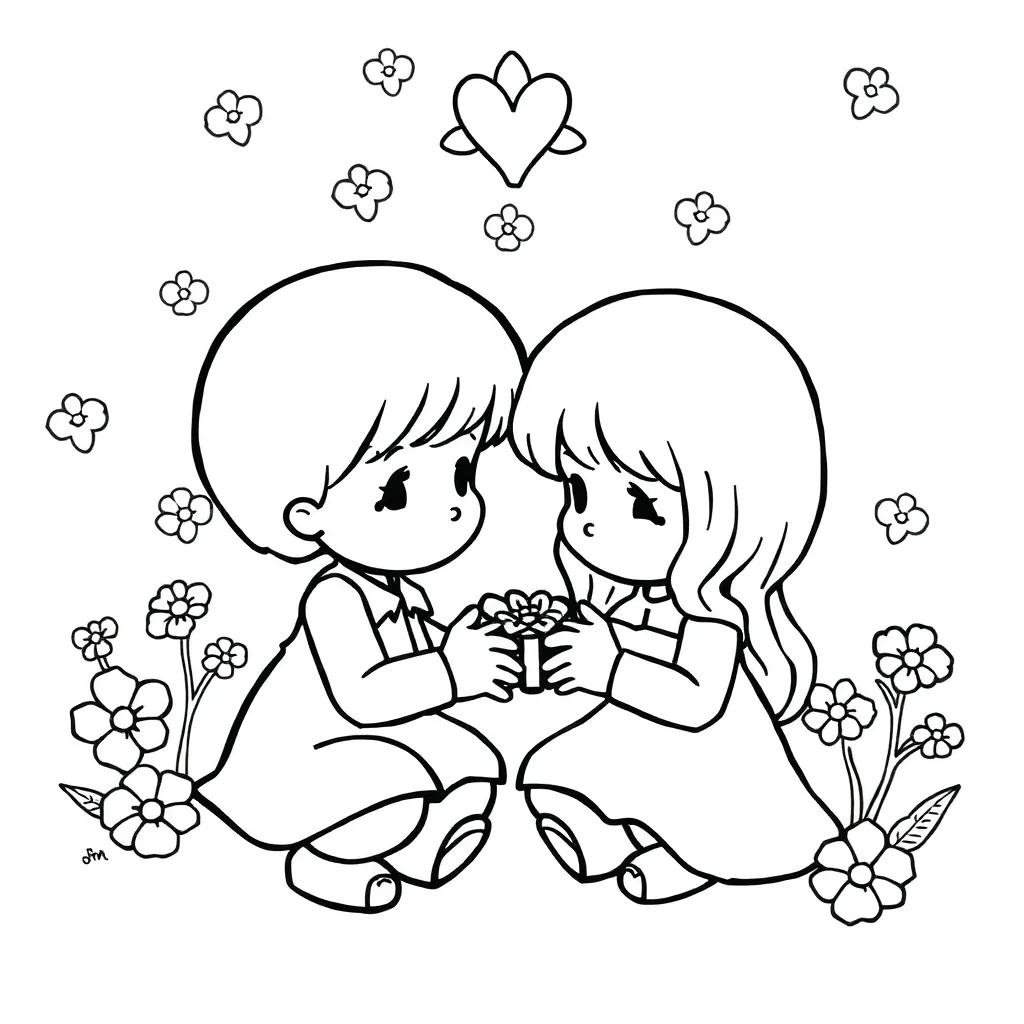 Free Printable Precious Moments Coloring Pages