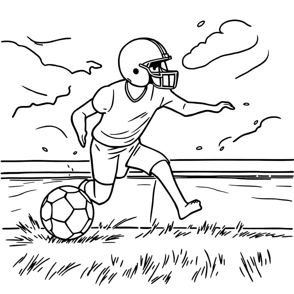 Free Sports Coloring Pages Printable