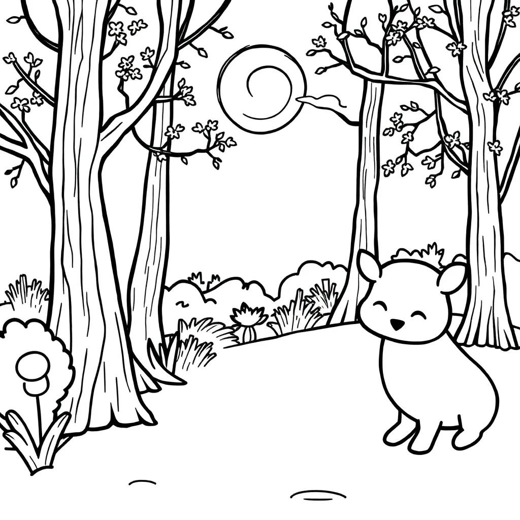 Free Coloring Pages Kindergarten