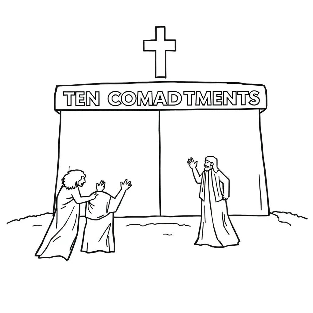Free Ten Commandments Coloring Pages