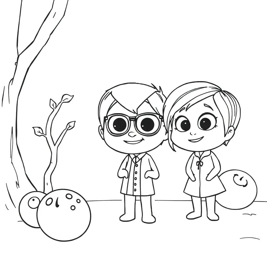 Free Inside Out 2 Coloring Pages