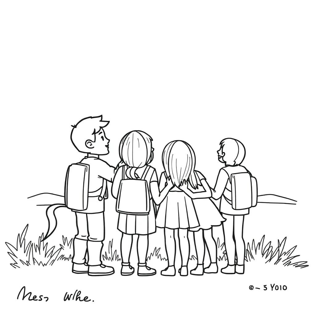 Friendship Coloring Pages Printable