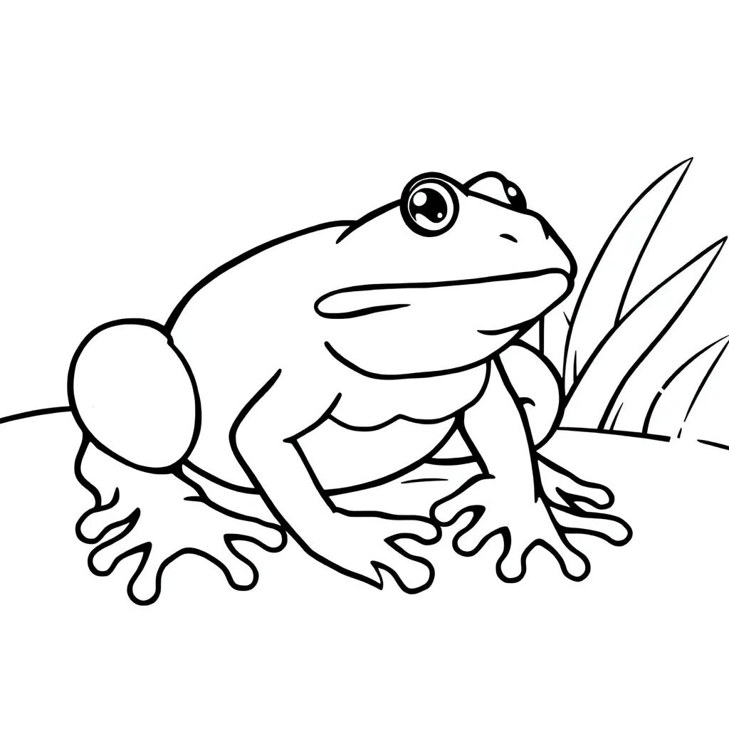 Frog Coloring Pages Free Printable