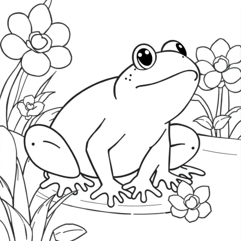 Frog Princess Coloring Pages