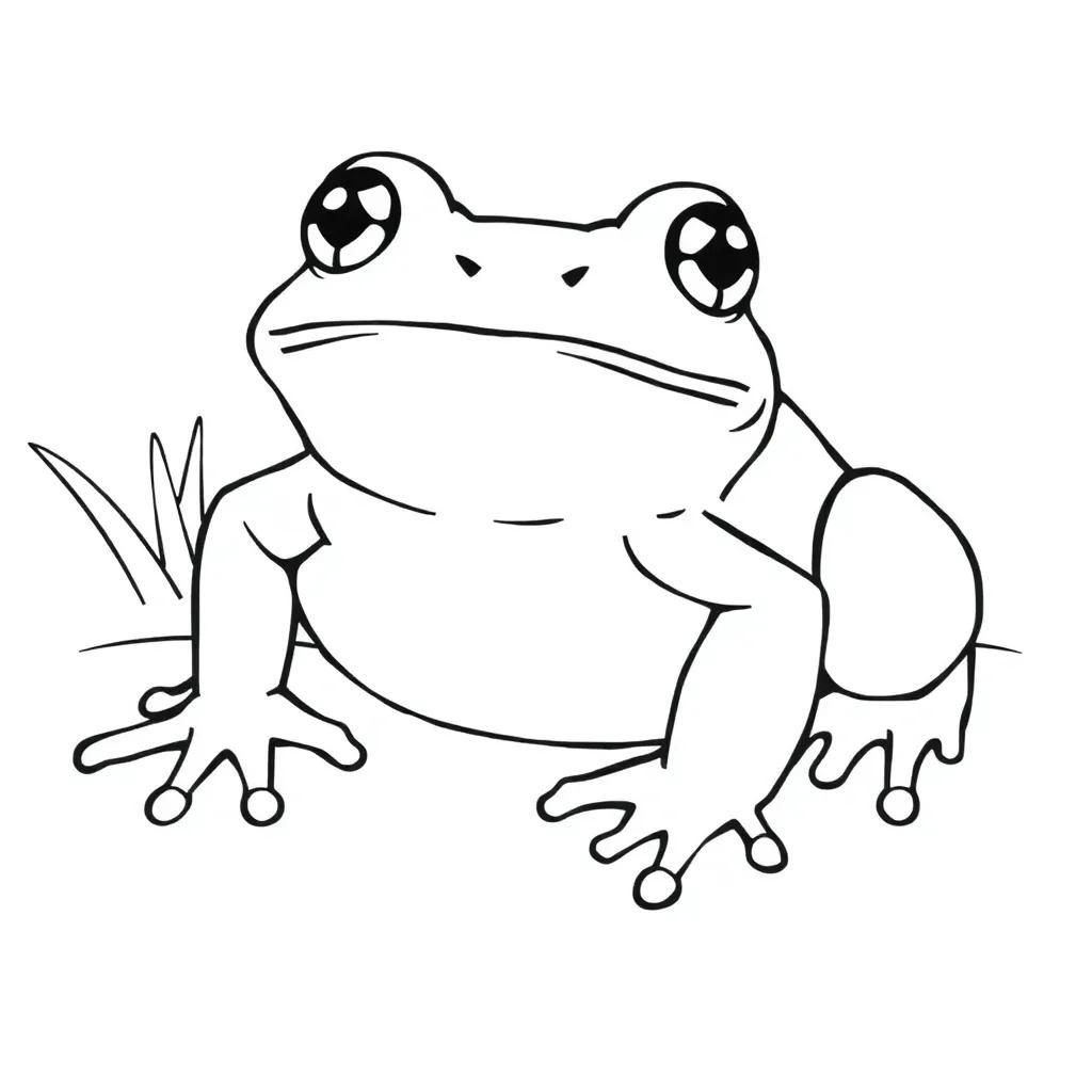Frog Toad Coloring Pages