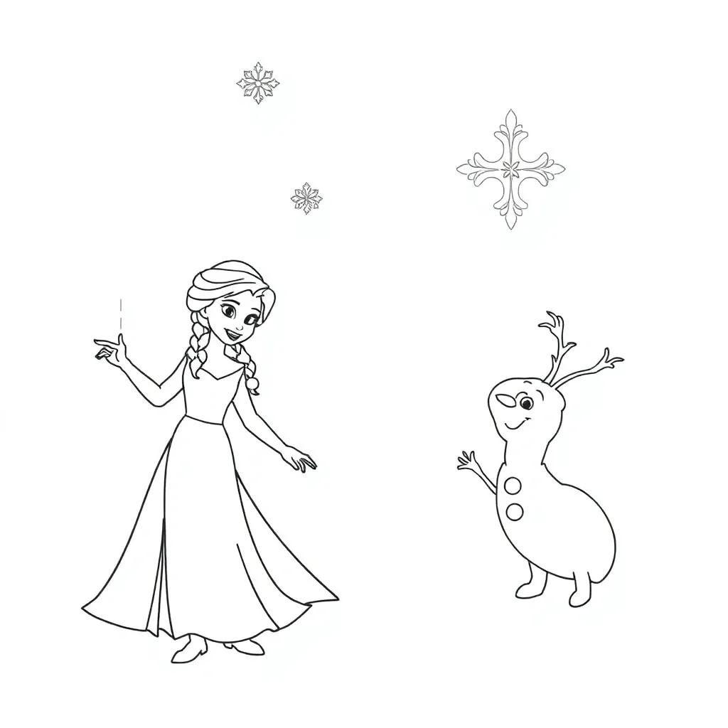 Frozen Coloring Pages Printable Pdf