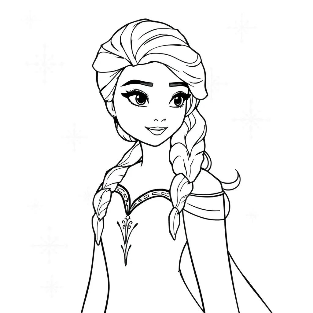 Frozen 2 Elsa Coloring Pages