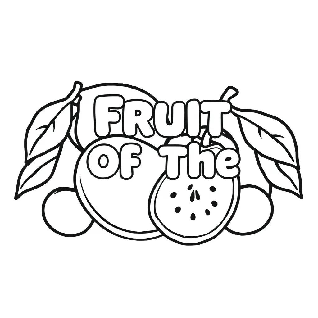 Fruit Of The Spirit Free Coloring Pages