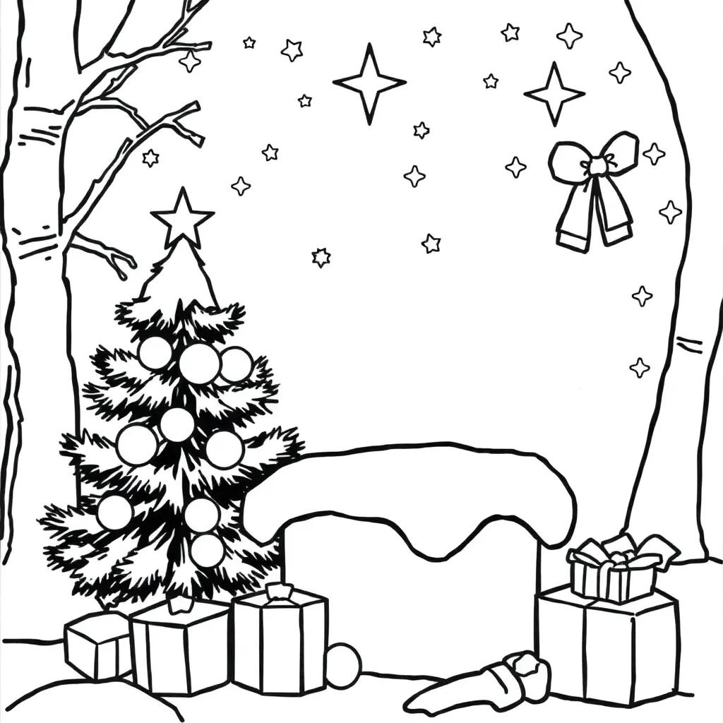 Full Christmas Coloring Pages