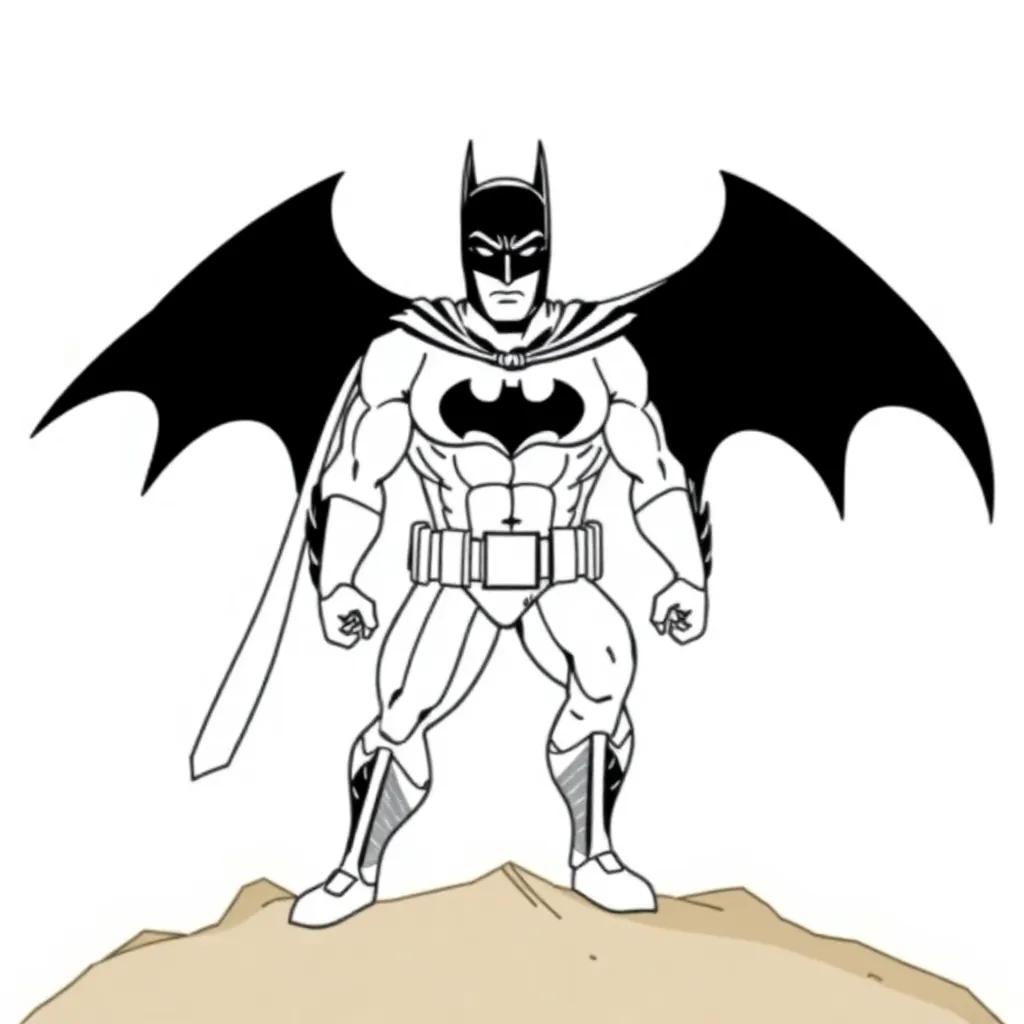 Full Size Batman Coloring Pages