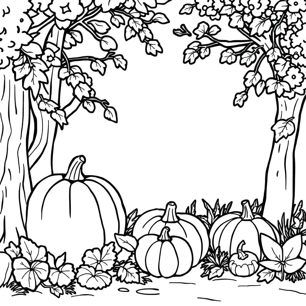 Fun Fall Coloring Pages