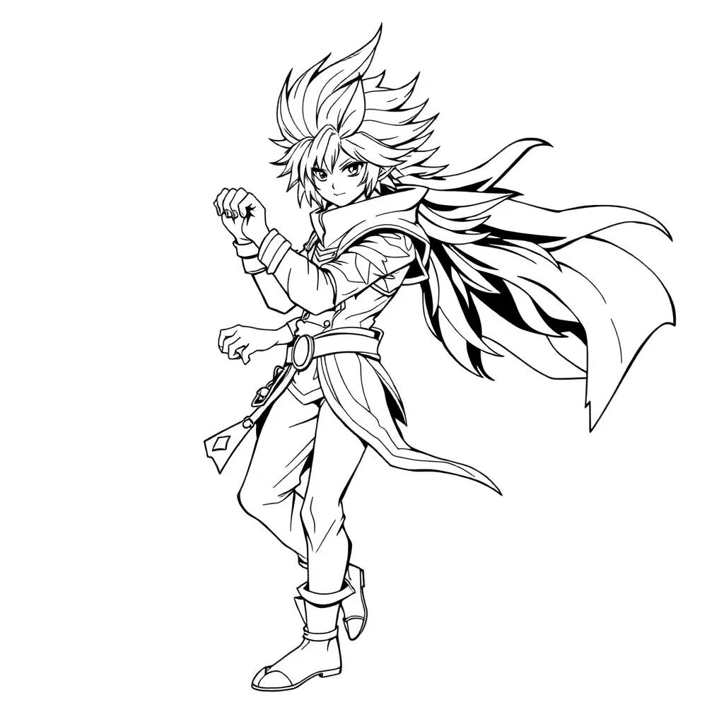 Genshin Impact Coloring Page