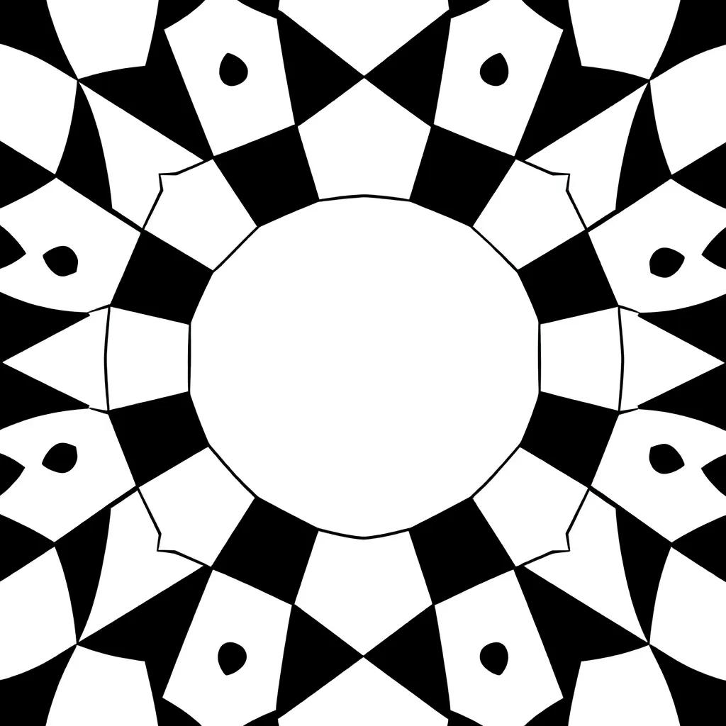 Geometric Coloring Pages Printable Free