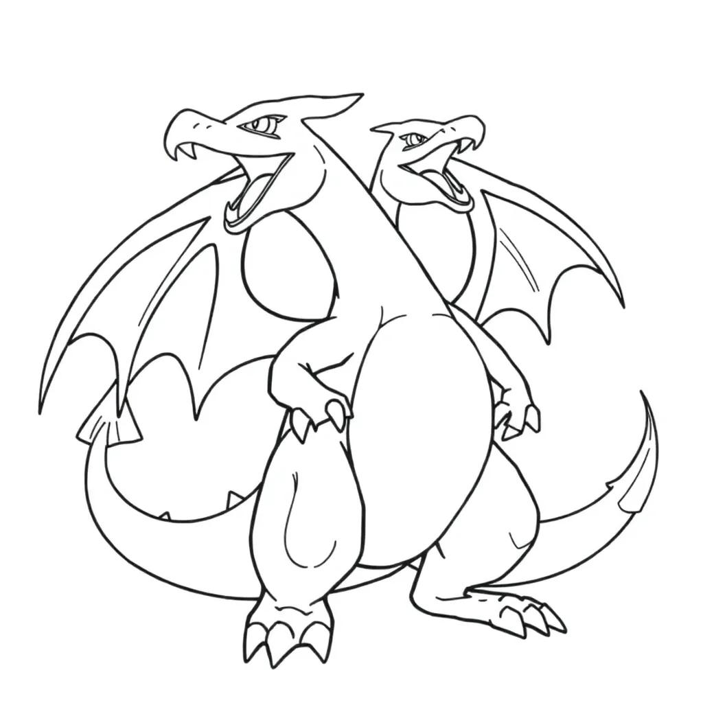 Gigantamax Charizard Coloring Pages