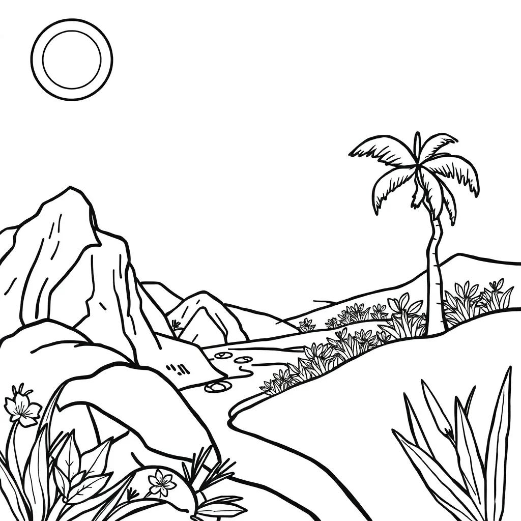 God’s Creation Coloring Page