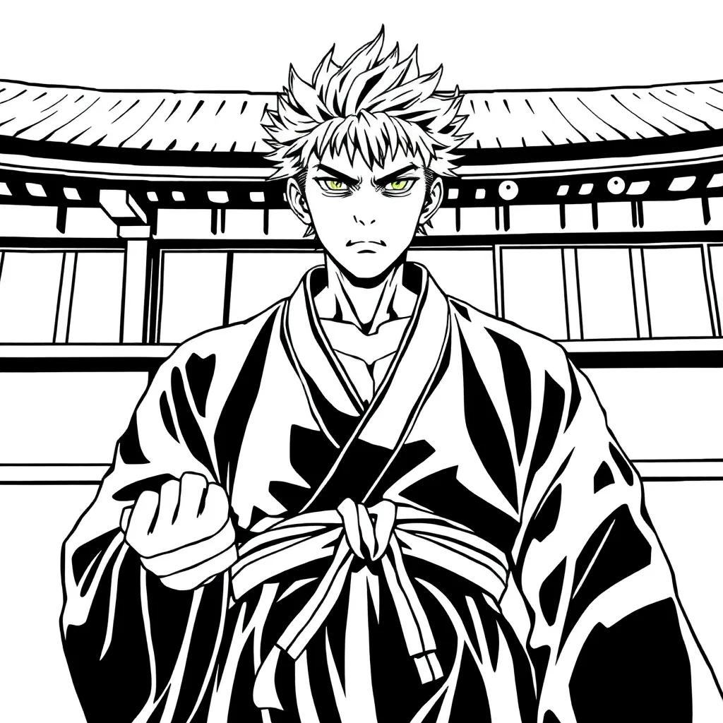 Gojo Jujutsu Kaisen Coloring Pages
