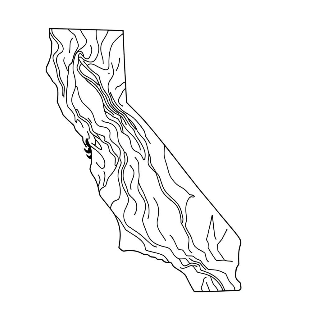 Golden State Coloring Pages