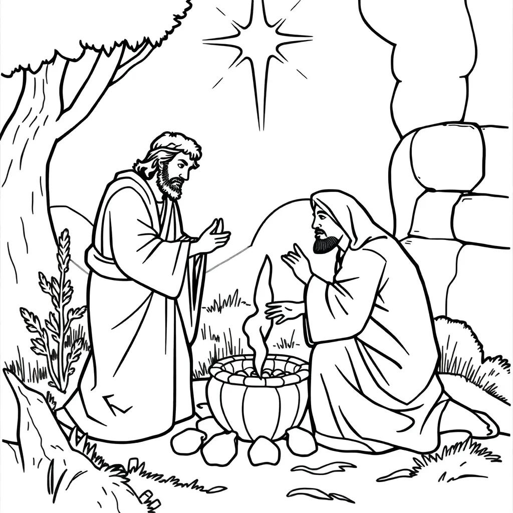 The Good Samaritan Coloring Pages