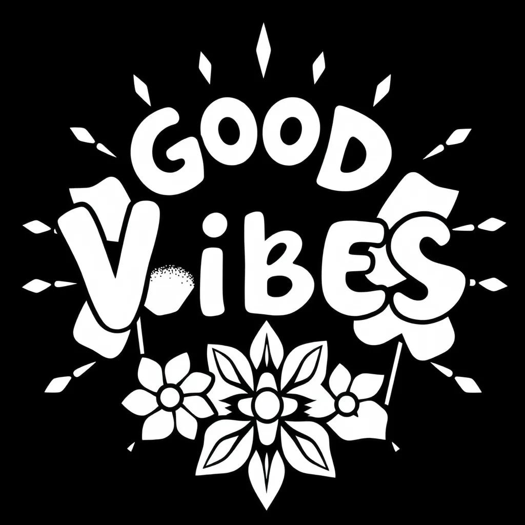 Good Vibes Coloring Pages