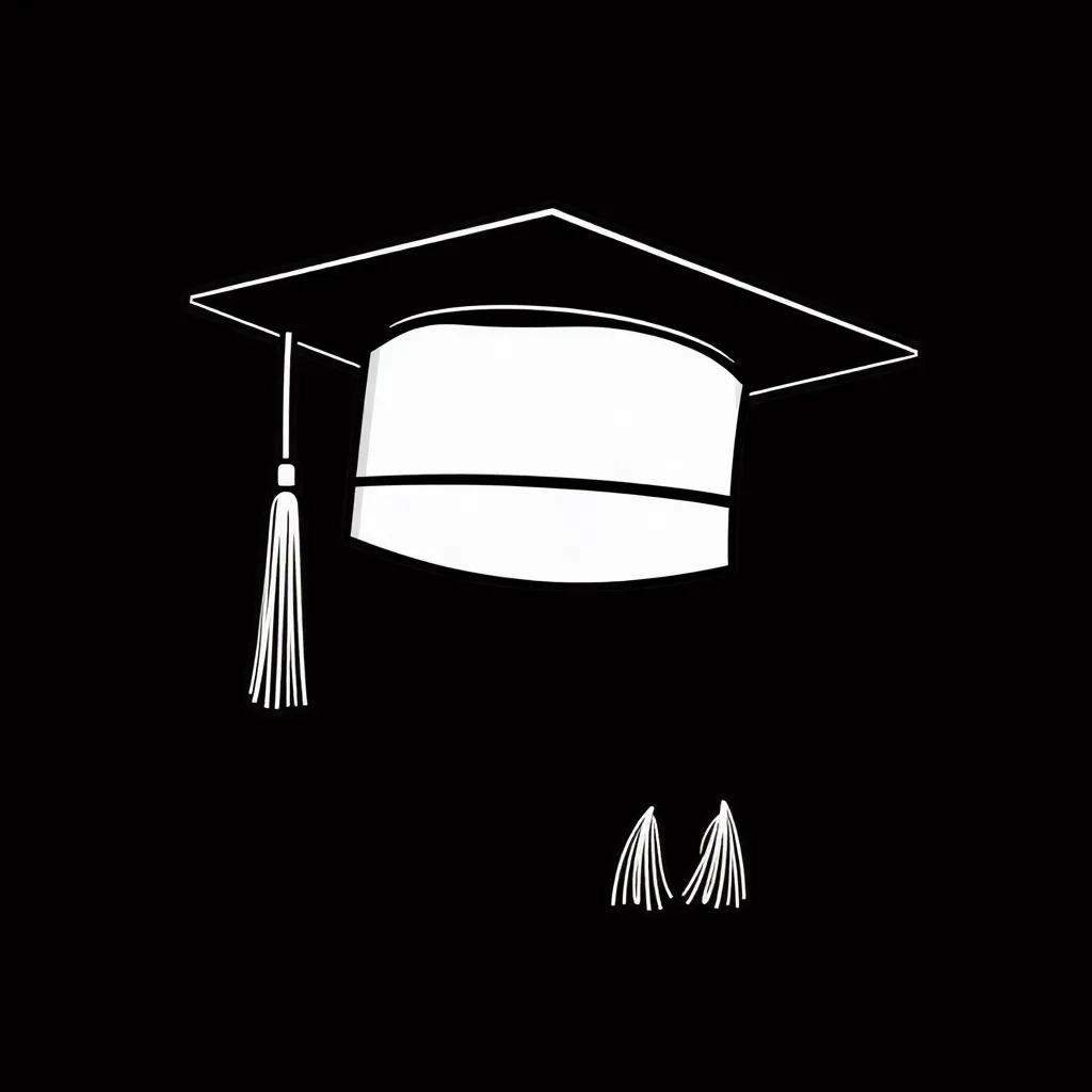 Graduation Cap Color Page