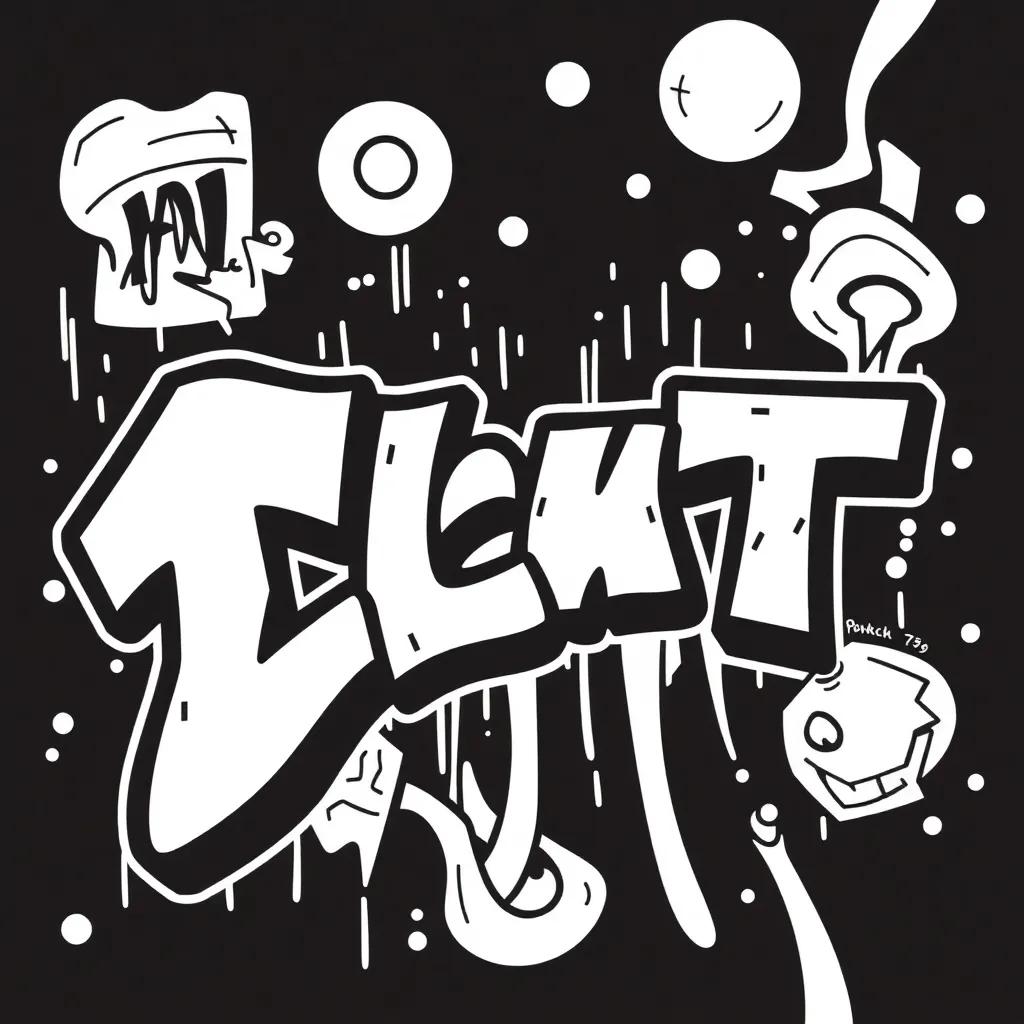 Graffiti Cool Coloring Pages