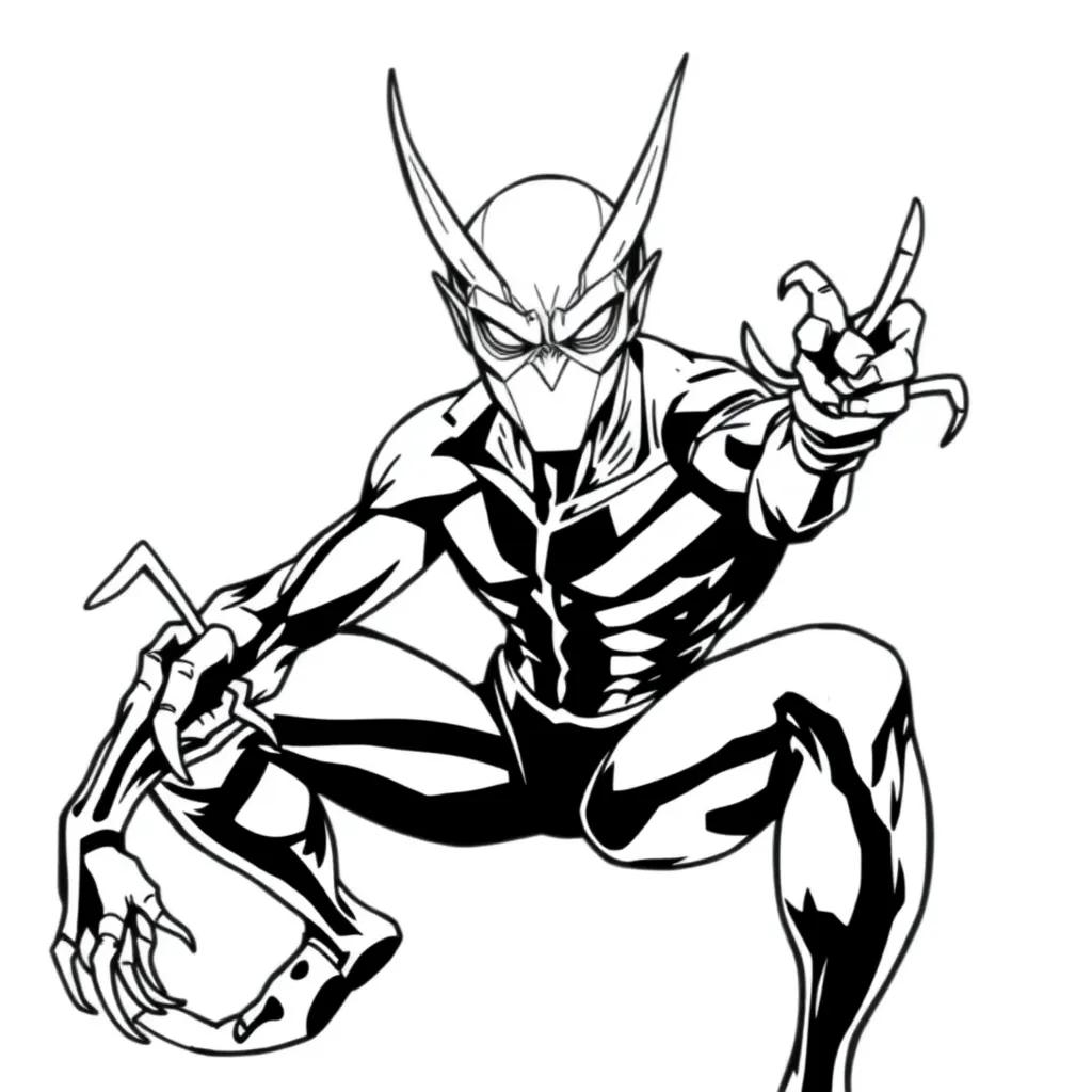 Green Goblin Coloring Pages