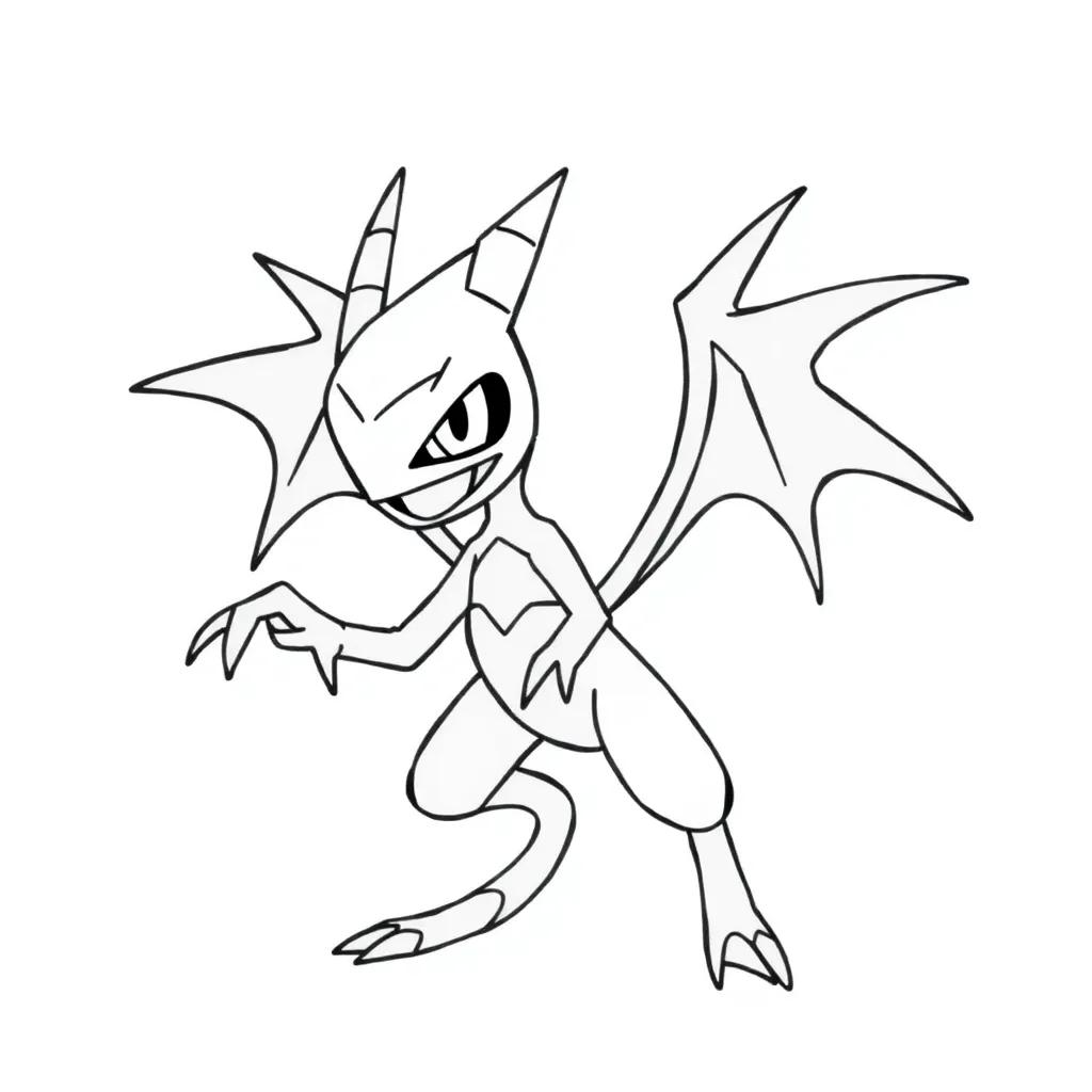Greninja Pokemon Coloring Page