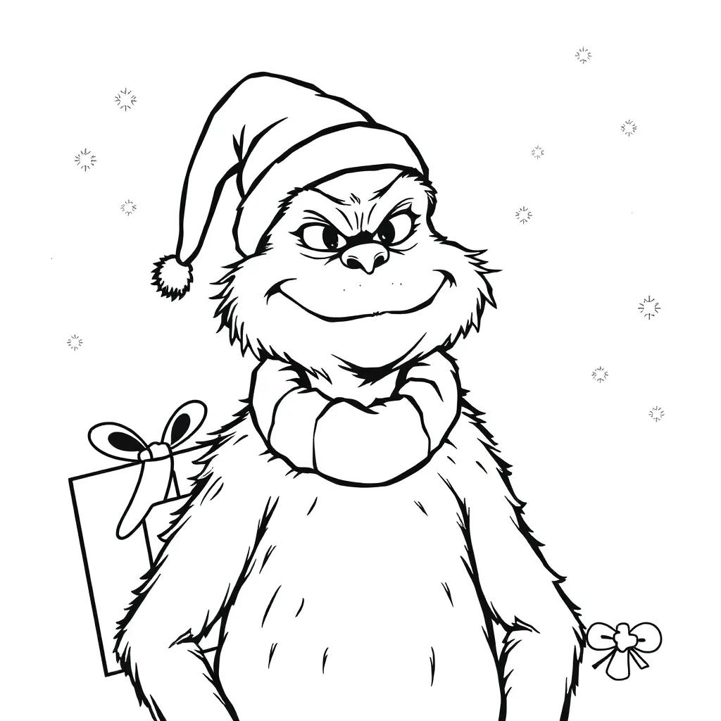 Grinch Christmas Color Pages