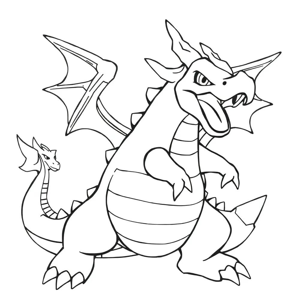 Gyarados Pokemon Coloring Page
