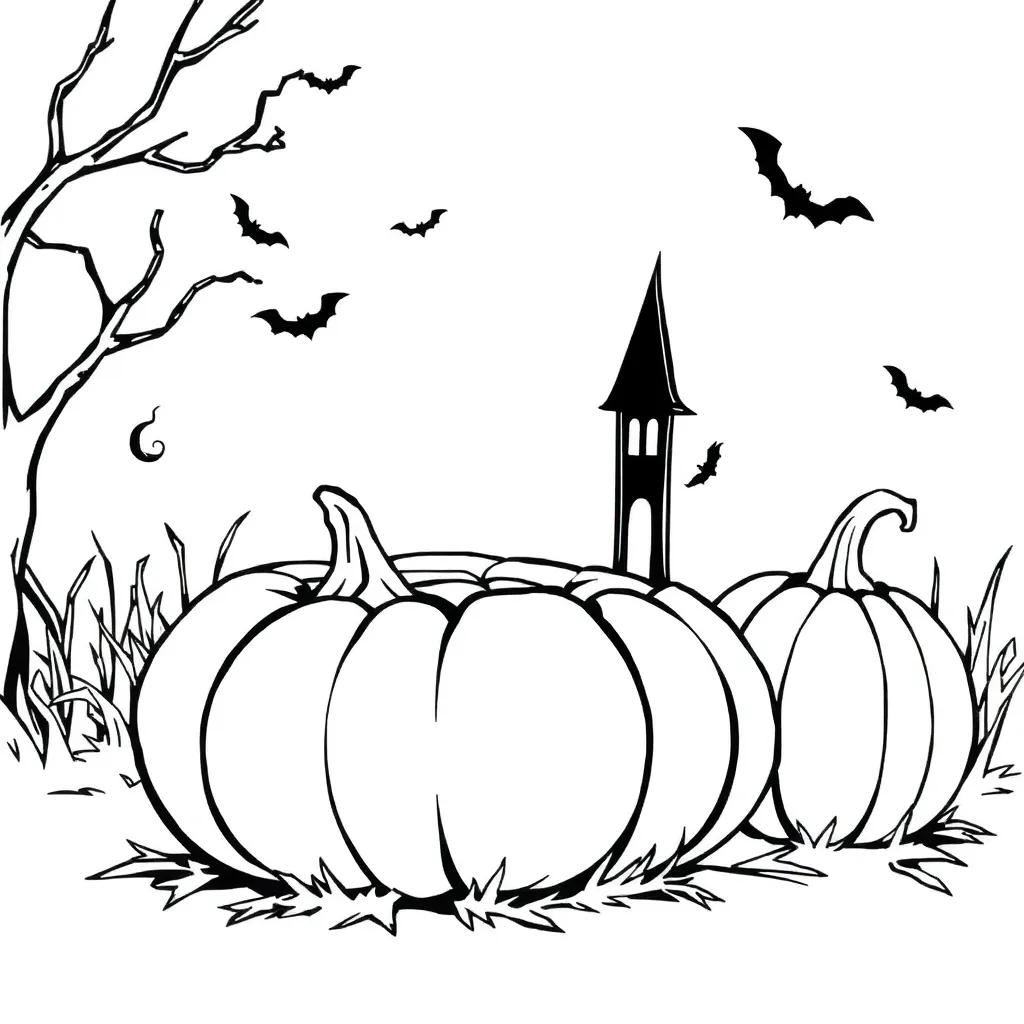 Halloween Color Pages Free