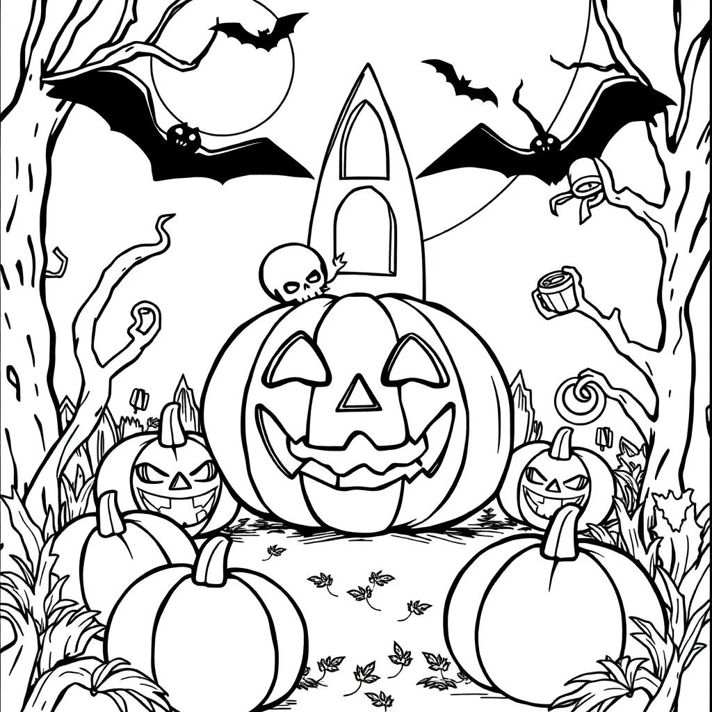 Halloween Coloring Pages Adults
