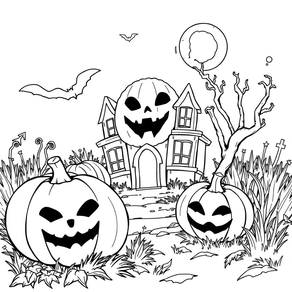 Halloween Coloring Page Pdf