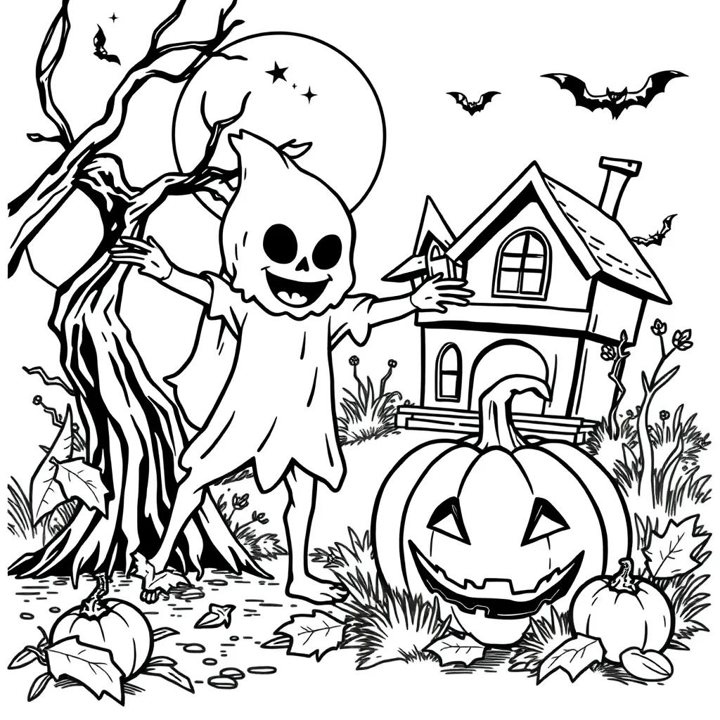 Halloween Coloring Pages For Kids Free