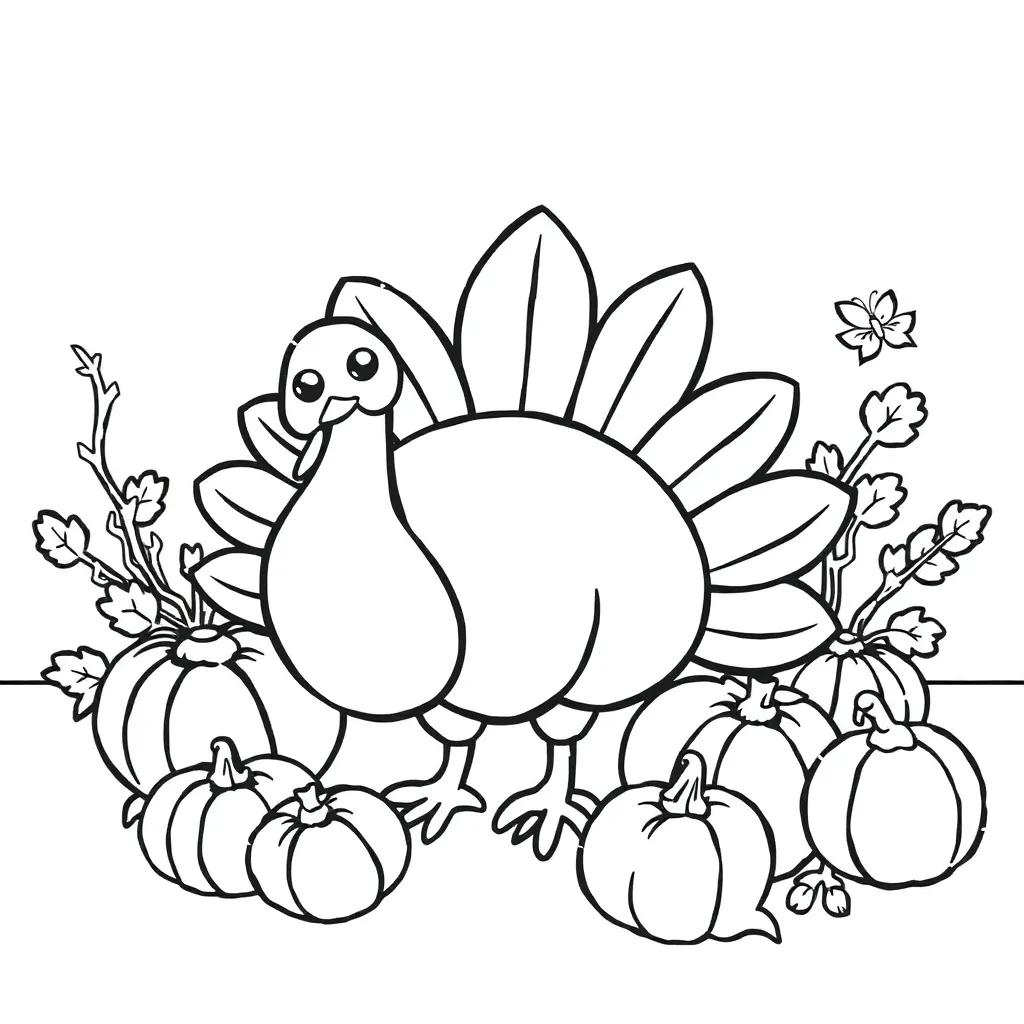Happy Thanksgiving Color Pages Happy Thanksgiving Color Pages