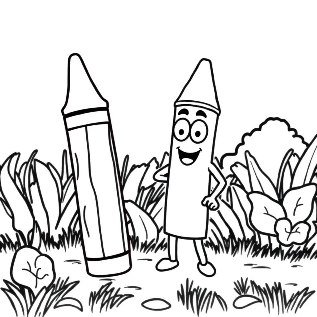 Harold And The Purple Crayon Coloring Page