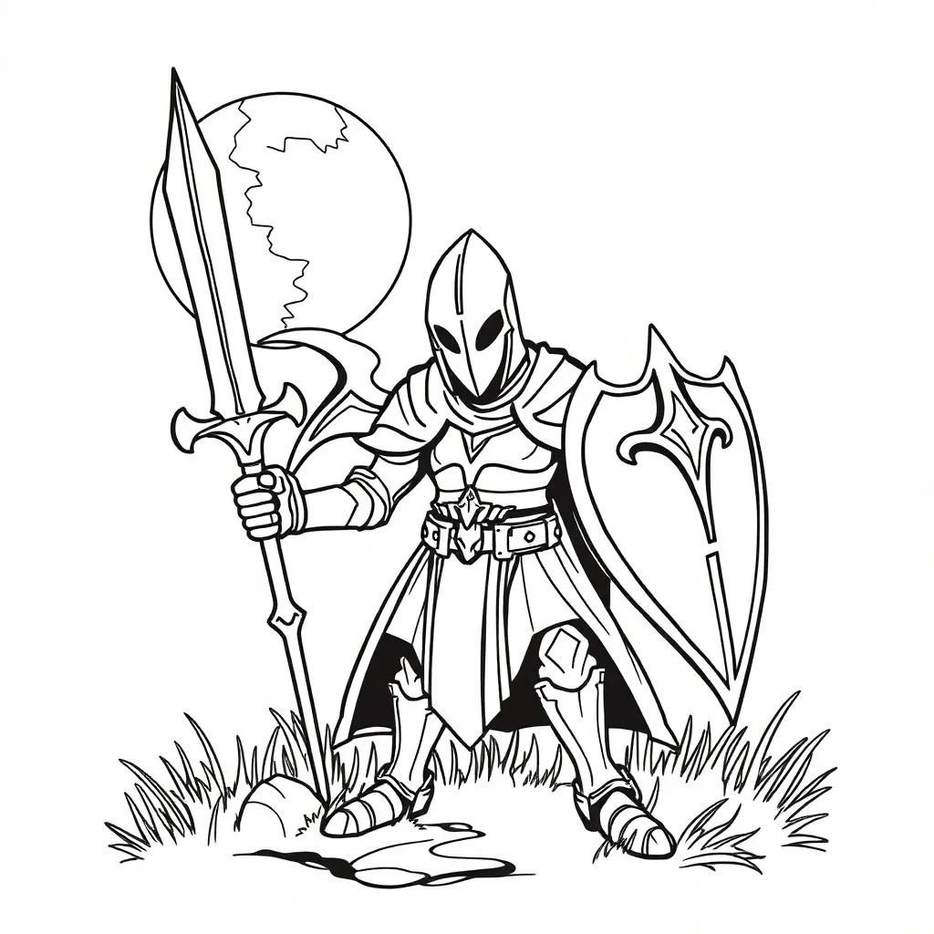 Hollow Knight Coloring Pages