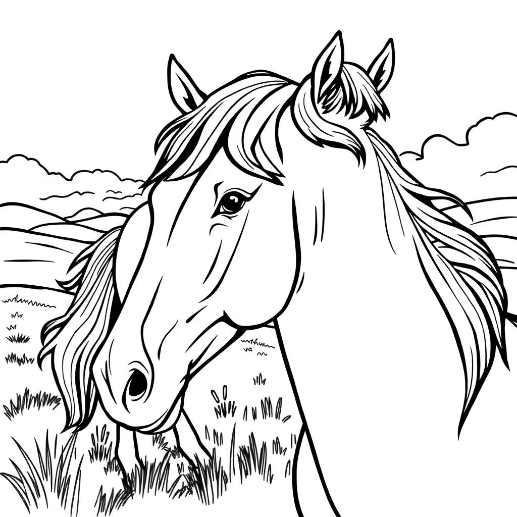Horseland Horse Coloring Pages