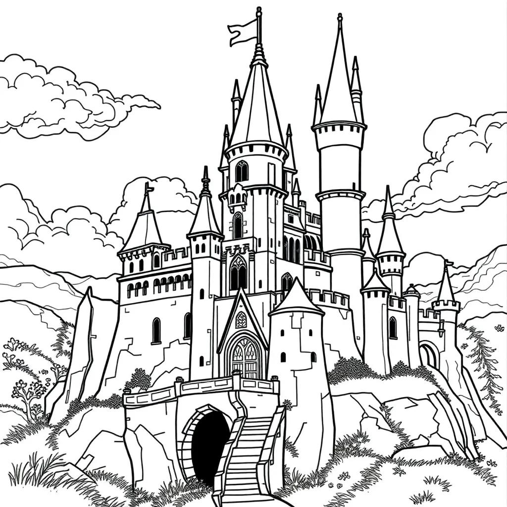Howls Moving Castle Coloring Pages