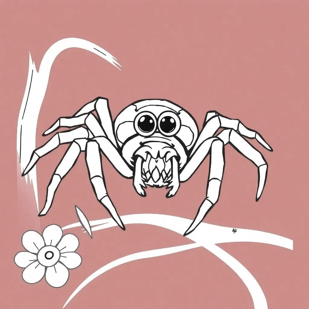 Incy Wincy Spider Coloring Pages