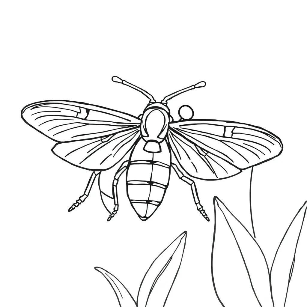 Insect Printable Coloring Pages