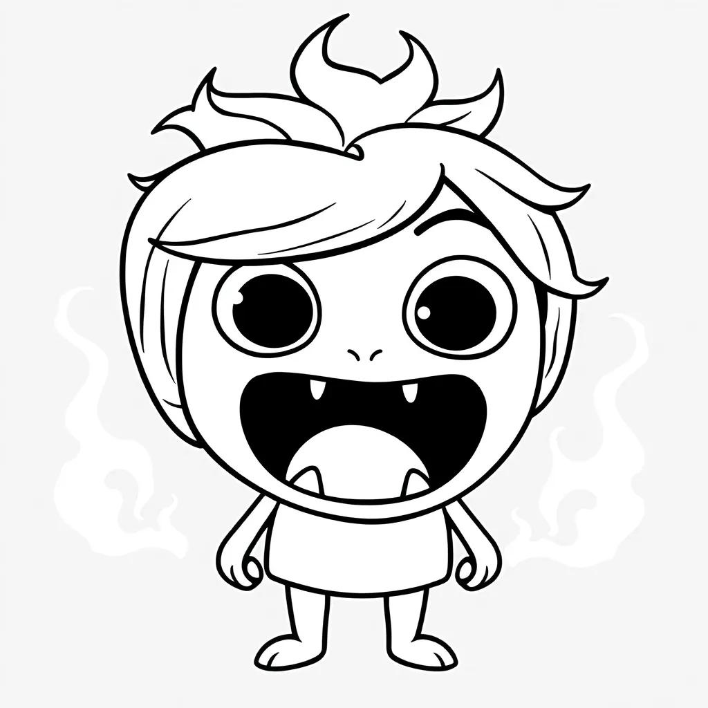 Inside Out 2 Envy Coloring Page