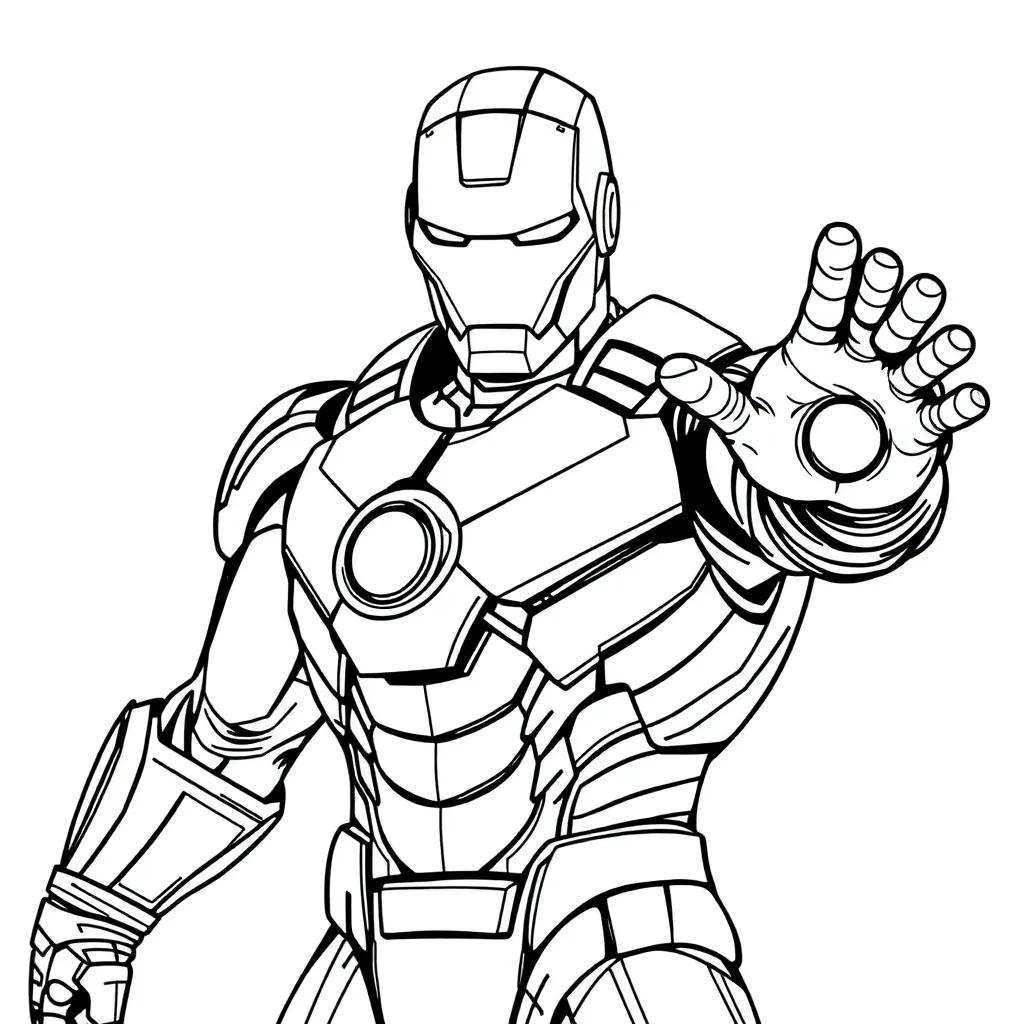 Iron Man Printable Coloring Page Iron Man Printable Coloring Page