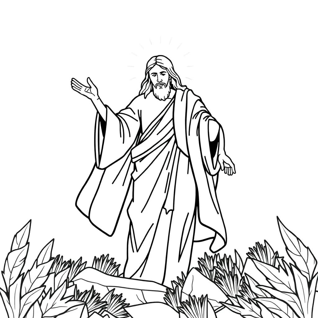 Jesus Coloring Pages For Adults