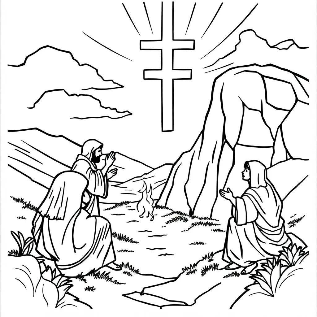 Jesus Miracles Coloring Pages