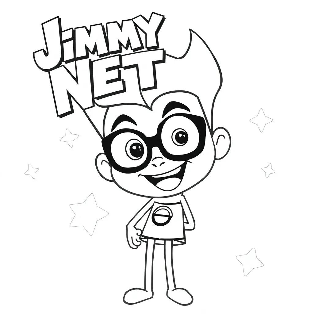 Jimmy Neutron Coloring Pages