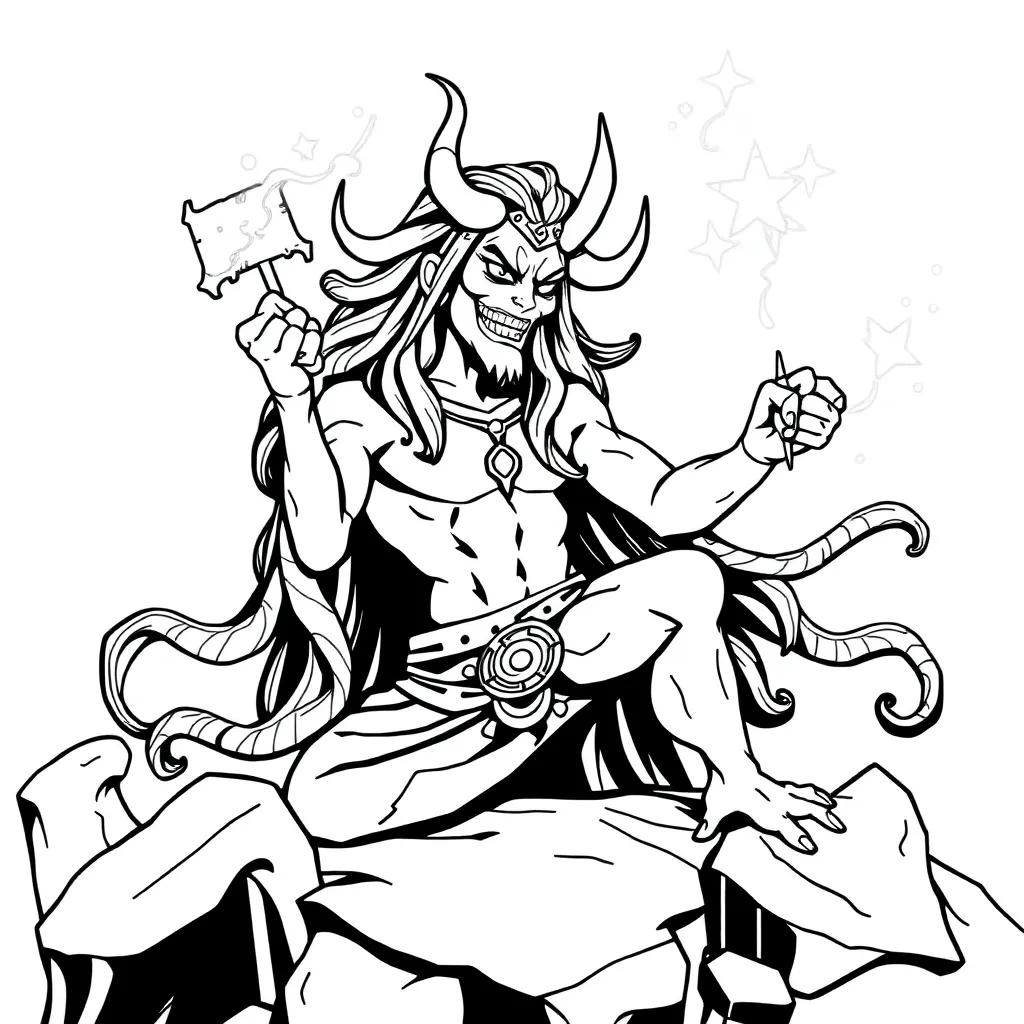 Jinx Arcane Coloring Page