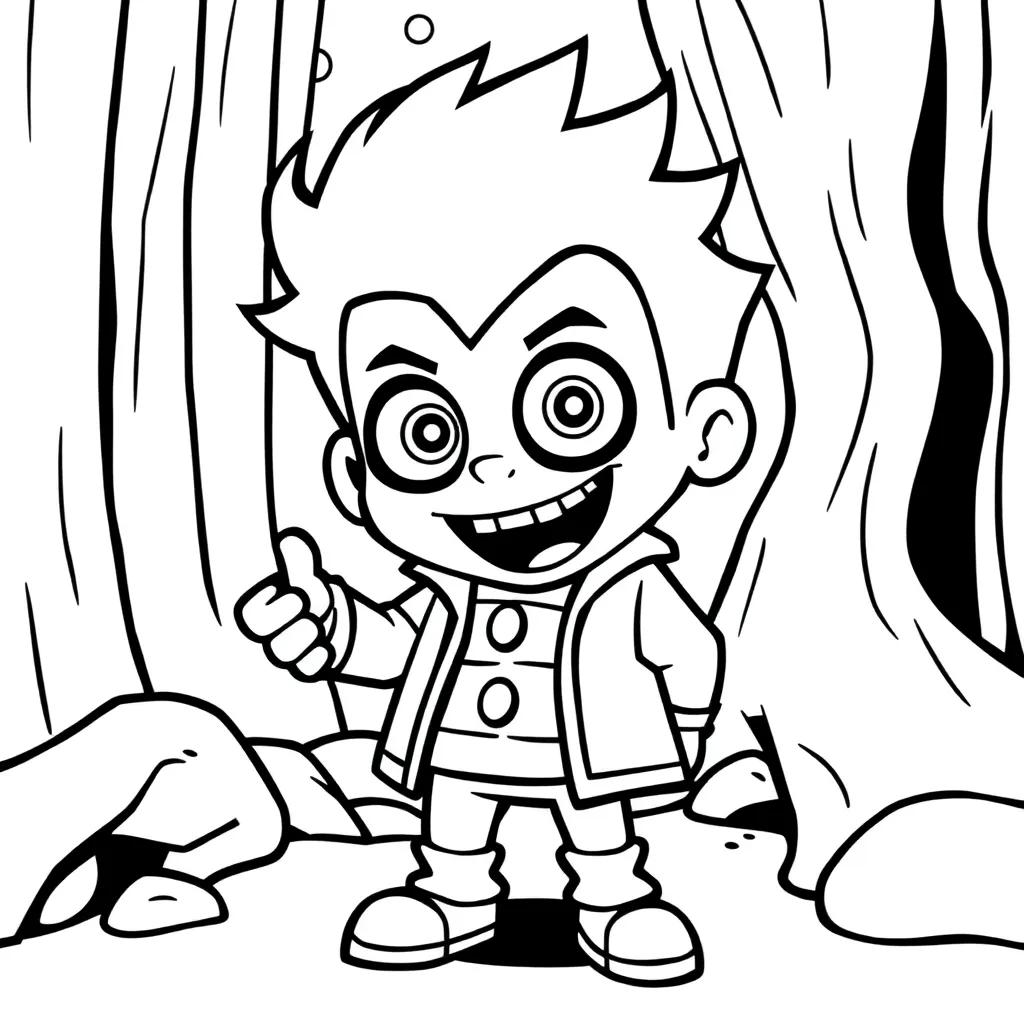 Johnny Test Coloring Pages