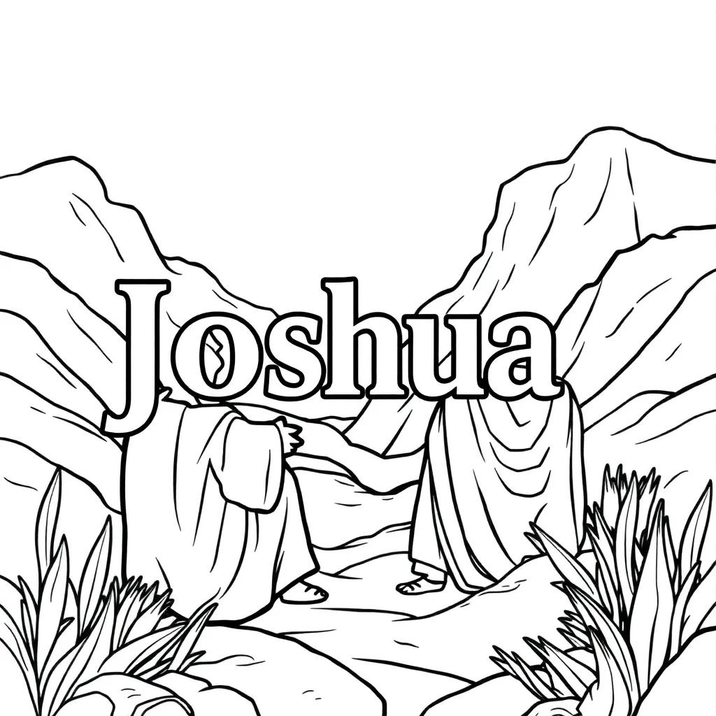 Joshua 1 9 Coloring Page