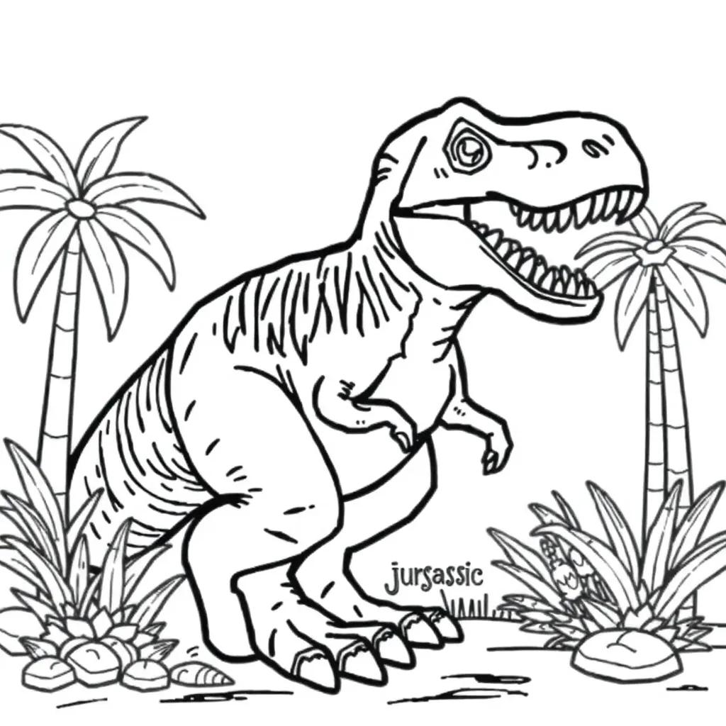 Jurassic World Lego Coloring Pages