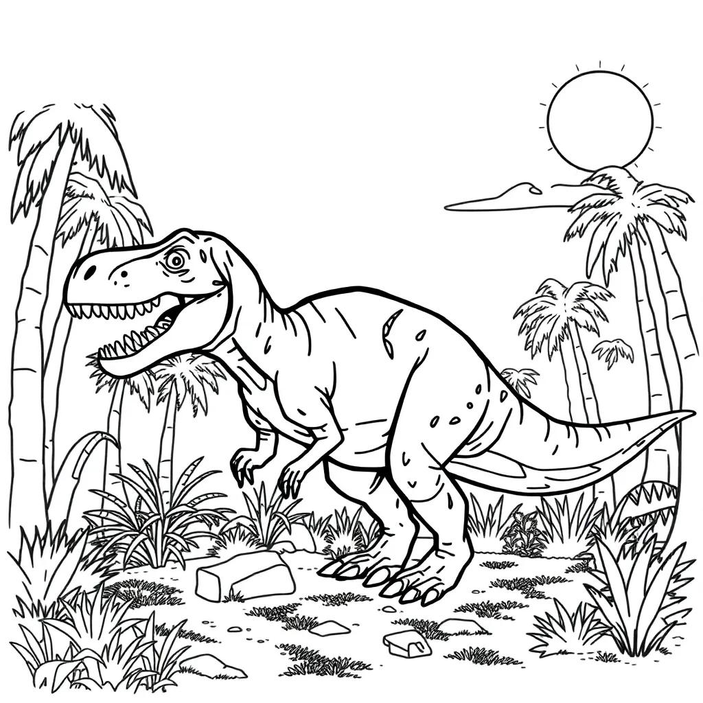 Jurassic World Camp Cretaceous Coloring Pages